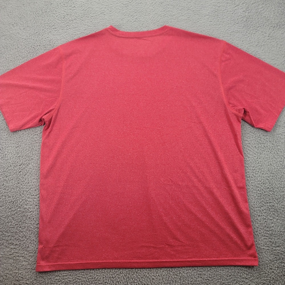 Reebok Shirt Mens 3XL‎ Red Tee Crew Neck Short Sleeve Sports Running Walking - Picture 5 of 12